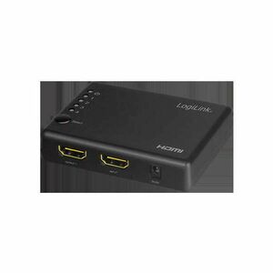 Logilink HDMI elosztó 1x4 portos, 4K/30 Hz, HDCP, CEC, vékony kép