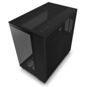 NZXT H9 Flow Tempered Glass Matte Black kép