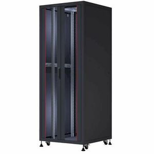 FORMRACK 26U Cosmoline 800x800 19" szabadon álló rack szekrény - RAL9005 fekete kép