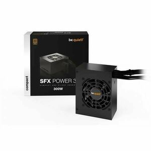 Be Quiet! Tápegység 300W - SFX POWER 3 (80+ Bronze, fekete) kép