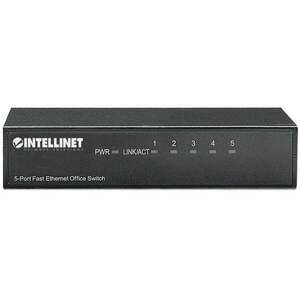 Intellinet 5-Port Fast Ethernet Office Switch Fast Ethernet (10/100) Fekete kép