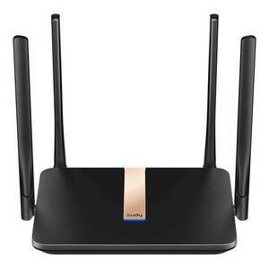 CUDY LT500D kétsávos AC1200 WIFI MESH nanoSIM 4G LTE fekete router kép