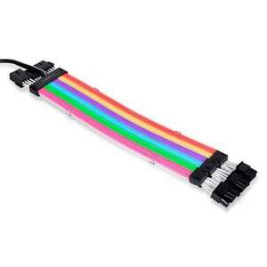 Lian Li ARGB Strimer Plus V2 triple 8-pin VGA tápkábel 30cm (STRIMER PLUS V2 TRIPLE 8-PIN) kép