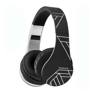 PowerLocus P1 wireless headphones (black and white) kép