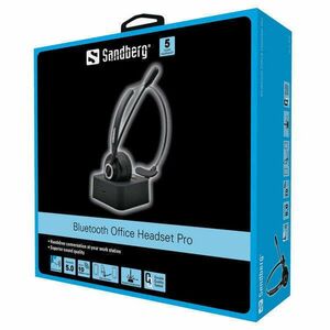 Sandberg Bluetooth Office Headset Pro Black kép