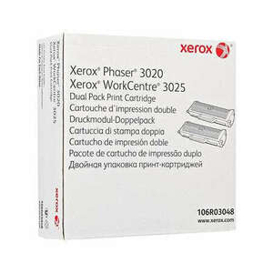 106R03048 Lézertoner Phaser 3020NI, WC3025NI nyomtatóhoz, XEROX, fekete, 2*1, 5k kép