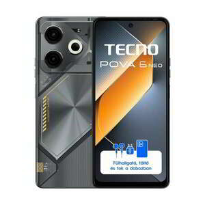 Tecno Pova 6 Neo 8/256GB 4G/LTE Dual SIM Okostelefon - Speed Black kép