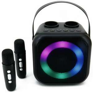 Soundmaster BT2024SW Disco Light Bluetooth Hangszóró 5W + 2x Bluetooth Mikrofon kép