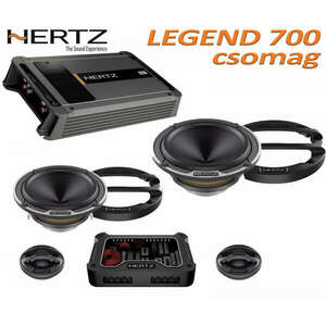 Hertz Legend 700 csomag ML Power 4, 4/3/2 csatornás erősítő és Mille Legend MLK 700.3 hangszórókészlet kép