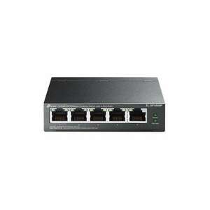 TP-Link TL-SF1005P 5x10/100Mbps LAN port 4xPoE nem menedzelhető asztali switch kép