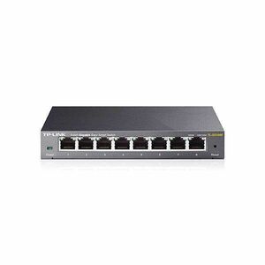 TP-Link TL-SG108E 8port 10/100/1000Mbps LAN menedzselhető asztali Switch kép