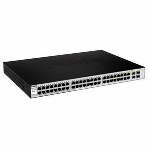 D-LINK Switch 44x1000Mbps + 4xGigabit kombó SFP Menedzselhető Rackes, DGS-1210-48/E kép