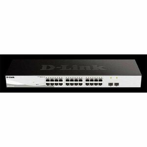 D-LINK Switch 24x1000Mbps + 2xGigabit SFP Menedzselhető Rackes, DGS-1210-26/E kép