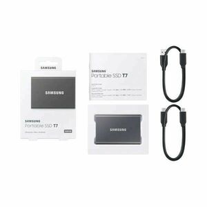 Samsung Külső SSD 500GB - MU-PC500T/WW (T7 external, szürke, USB 3.2, 500GB) kép