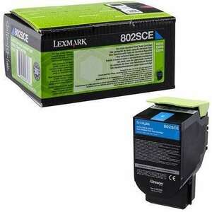 Lexmark 80C2SCE festékkazetta 1 db Eredeti Cián kép