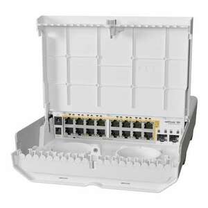 Smart Switch kültéri 16 x Gigabit PoE-Out, 2 x SFP+ - Mikrotik kép