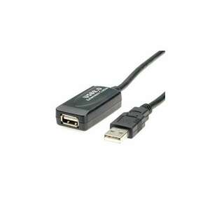 Proconnect USB-A apa - USB-A anya Aktív Hosszabbító kábel - Fekete (30m) (PC-RP-0230) kép