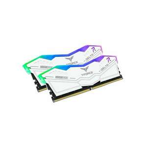 TeamGroup 32GB / 7800 T-Force Delta RGB DDR5 RAM KIT (2x16GB) - Fehér (FF4D532G7800HC38DDC0) kép