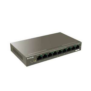 Tenda TEF1109P-8-102W 9xFE LAN 8x10/100 PoE LAN port nem menedzselhető asztali PoE switch (TEF1109P-8-102W) kép