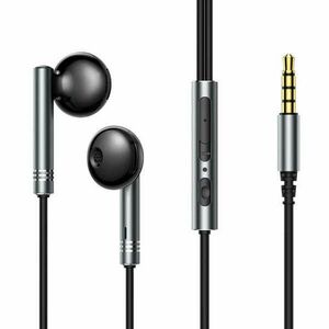 Wired Earphones Joyroom JR-EW06, Half in Ear (Dark Gray) kép