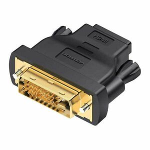 DVI (24+1) male HDMI Female adapter Vention ECDB0 (fekete) kép