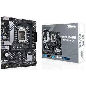 Asus Alaplap S1700 PRIME B660M-K D4 INTEL B660, mATX kép