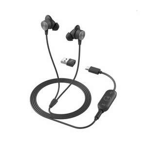 LOGI Zone Wired Earbuds Teams - Graphite kép