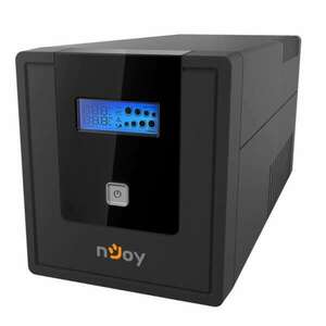 Njoy UPCMTLS610HCAAZ01B Szünetmentes 1000VA - Cadu 1000 (2 Schuko, line-interaktív, USB menedzsment, RJ11/45 vonalvédelem(1Gb/s), fekete) kép