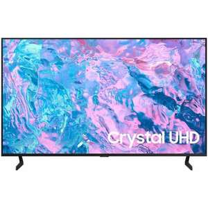 Samsung UE65CU7092UXXH, 165.1 cm (65"), Crystal 4K UHD, HDMI, WiFi, LAN, BT, USB, Smart, (G), Fekete LED TV kép