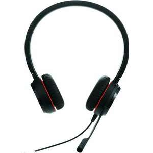 Jabra Evolve 30 II Duo Stereo Vezetékes Headset - Fekete kép