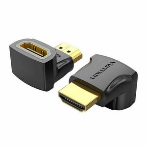 HDMI Adapter Vention AIOB0 90 fokos férfi-nő, fekete (AIOB0) kép