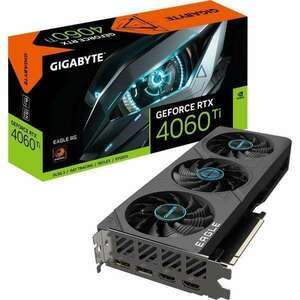 Gigabyte Videókártya - nVidia RTX 4060 Ti Eagle (8192MB, GDDR6, 128bit, 2535/18000Mhz, 2xHDMI, 2xDP) kép