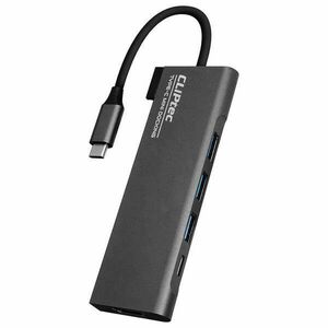 Type C HUB elosztó, 3XUSB 3.1 + Type C + HDMI - DOCKVIEW-5 Cliptec RZH721 kép