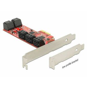 DeLock PCI Express x2 Card > 10x internal SATA 6 Gb/s - Low Profile Form Factor 89384 kép