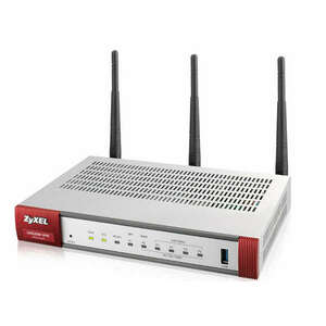 Zyxel USG20W-VPN-EU0101F vezetéknélküli router Gigabit Ethernet Kétsávos (2, 4 GHz / 5 GHz) Szürke, Vörös kép