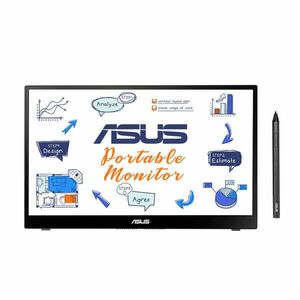 ASUS MB14AHD számítógép monitor 35, 6 cm (14") 1920 x 1080 pixelek Full HD LCD Érintőképernyő Fekete kép