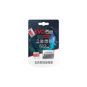 Samsung 512GB microSDXC kártya EVO Plus (2020) Class 10 + adapterrel MB-MC512HA/EU kép