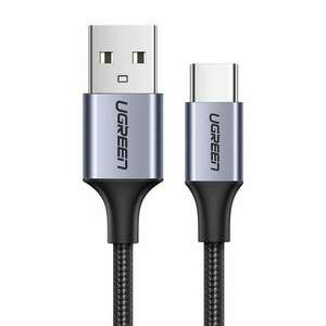 Ugreen kábel USB kábel - USB Type C gyorstöltő 3.0 3A 0.5m szürke (60125) kép