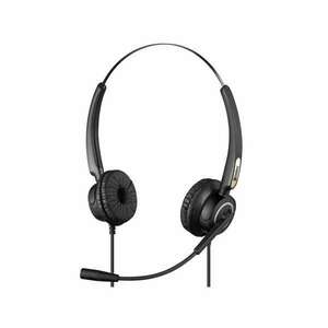 Sandberg Fejhallgató - USB Office Headset Pro Stereo (USB; mikrofon; hangerő szabályzó; 2, 1m kábel; fekete) kép