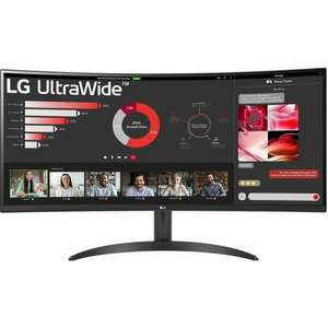 LG 34WR50QC-B.AEU 86, 4 cm (34") 3440 x 1440 px UltraWide Quad HD LCD Fekete monitor kép