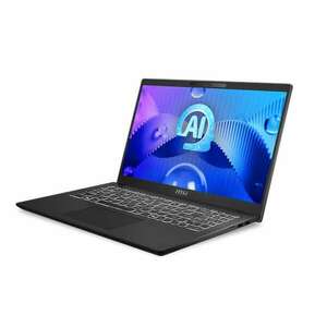 MSI Business NB Modern 15 H AI C1MG-075, 15.6" FHD, Intel Ultra 5 125H, 16GB, 512GB M.2, INT, NoOS, Fekete kép