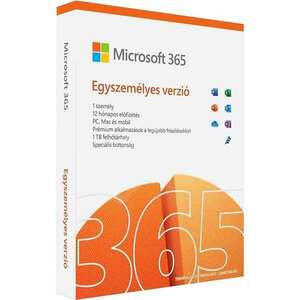 Microsoft Office csomag - Office 365 Personal (QQ2-01426, 32/64bit, magyar, 1 felhasználó - 1évre) kép