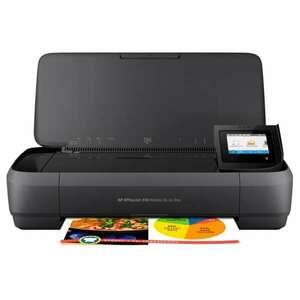 Hp tintasugaras mfp ny/m/s officejet 250 mobil, usb/wi-fi, a4, 10lap/perc(ff;iso), hordozható, akku CZ992A- 670 kép