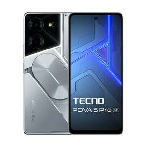 Tecno Pova 5 Pro 5G 256GB 8GB RAM NanoSIM Mobiltelefon, Silver Fantasy kép