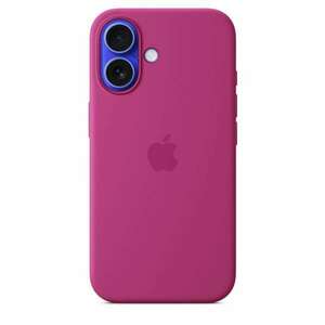 Silicone case with MagSafe for iPhone 16 - fuchsia kép