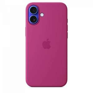 Silicone case with MagSafe for iPhone 16 Plus - fuchsia kép