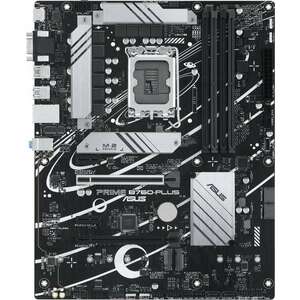 ASUS PRIME B760-PLUS, LGA 1700, DDR5, Intel, ATX, SATA, MB, HDMI, DP, D-Sub, M.2, Fekete alaplap kép