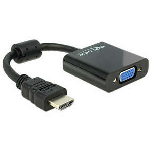 DeLock Adapter HDMI-A male > VGA female Black kép