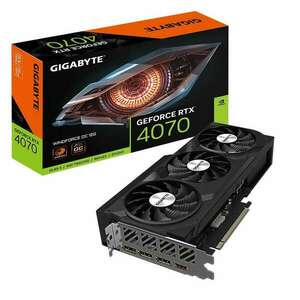 Gigabyte Videókártya - nVidia RTX 4070 WINDFORCE OC (12288MB, GDDR6X, 192bit, 2490/21000Mhz, 1xHDMI, 3xDP) kép