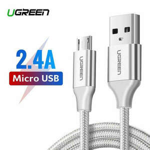 USB-Mikro USB-kábel UGREEN QC 3.0 2, 4A 2m (fehér) kép